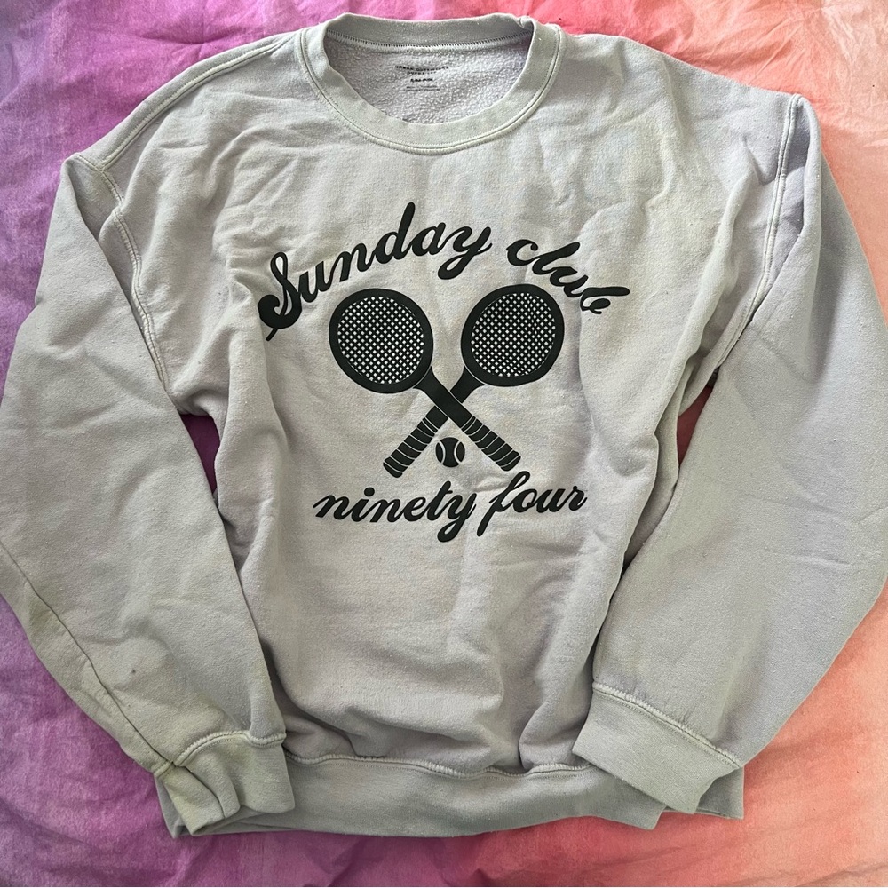 Lavender crewneck sweater